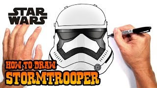 How to Draw Star Wars  Stormtrooper [upl. by Harewood506]