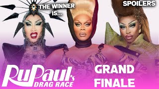 Season 16 UPTADED FINALE Heavy Spoilers  RuPauls Drag Race TOP 2 MISS CONGENIALITY ETC [upl. by Nymsaj]