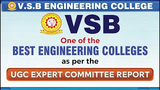 UGC Expert Committee Report  VSB Engineering College [upl. by Lavena]