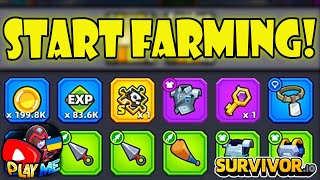 START FARMING CHAPTERS NOW – GET FREE SShards SSupply Keys in Survivorio [upl. by Aitsirk]