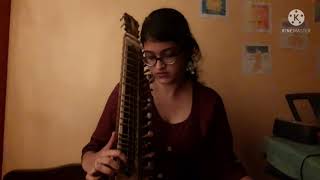 Moharajo Eki Saaje  Esraj Cover  Rabindra Sangeet  Samarpita Basu [upl. by Coralyn]