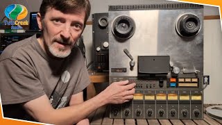 How to Use the Teac 80 8 Analog Tape Machine [upl. by Damle]