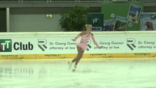 15 Beata PAPP FIN  ISU JGP Austria 2011 Junior Ladies Free Skating [upl. by Mohr630]