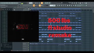 lil tecca  500 lbs fl studio remake [upl. by Nadbus]