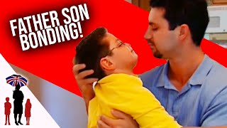 How to Encourage Father Son Bonding  Supernanny [upl. by Esinaj456]