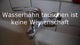 DIY Wasserhahn 🛁 auswechseln 🔧 kann jeder [upl. by Edith]