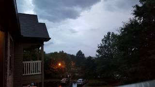 Severe Thunderstorm With Huge Cracks Of Thunder  Lightning Strikes [upl. by Richie67]