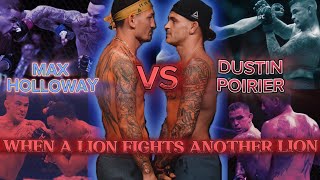 Dustin poirier vs max Holloway 2 a legendary fight war  UFC 236 [upl. by Aihsar]