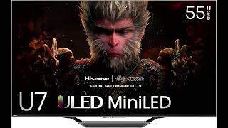 Review Hisense 55Inch Class U7 Series MiniLED ULED 4K UHD Google Smart TV  55U7N 2024 Model [upl. by Barsky688]