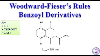 WoodwardFieser rules for benzoyl derivatives [upl. by Anawit]