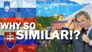 Slovenia Slovakia  WHY SO SIMILAR [upl. by Gwennie]