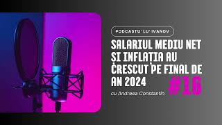 Salariul mediu net și inflația au crescut pe final de an 2024 [upl. by Oicatsana]