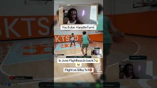 Go watch me react to Flight vs Silky 1v1🏀🔥🔥 HarpBeTurnt flightreacts silky basketball🏀 [upl. by Fae]