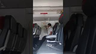 How to open B737NG wing emergency exit door airwind45 [upl. by Anihpesoj]