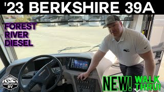 2023 Berkshire 39A  Walk through with Factory Rep Forest River RV [upl. by Sherlock114]