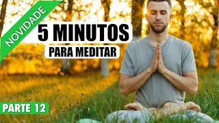 MEDITAÇÃO GUIADA  5 MINUTOS PARA ACALMAR A MENTE E DIMINUIR A ANSIEDADE  PARTE 12 DE 20 [upl. by Eaned]