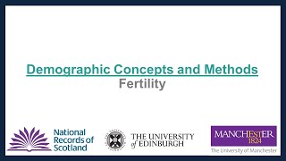 12 Demographic Concepts Fertility [upl. by Luapnaej]