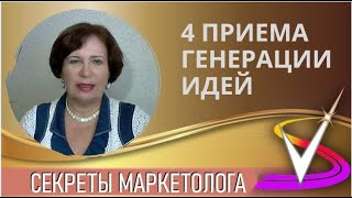 4 приема для генерации идей Как легко создавать бизнесидеи [upl. by Atled]