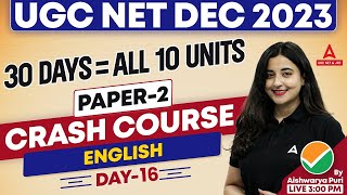 UGC NET English Literature Classes 16  English Literature By Aishwarya Puri [upl. by Aleet]