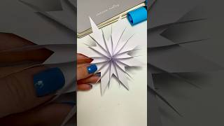 ❄️⭐️ DIY Paper Snowflake svetaartandcraft diy craft snowflakes christmas newyear crafts [upl. by Ydneh]