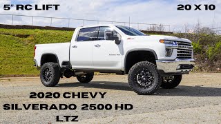 2020 Lifted Chevy Silverado 2500 HD LTZ  20X10 on 37s  5” RC Lift [upl. by Isobel]