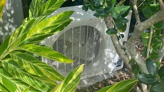 2022 Nordyne Nortek 15 ton ductless minisplit heat pump running in COOL mode in Orlando Florida [upl. by Nielsen230]