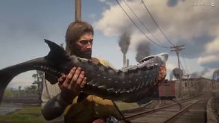 Red Dead Redemption 2 legendary fish saint denis [upl. by Norihs]