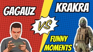 GAGAUZ vs KRAKRA 😅  FUNNY MOMENTS  MODERN STRIKE ONLINE [upl. by Marsiella]