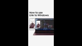 Galaxy S22 Ultra How to use Link to Windows  Samsung [upl. by Anegal405]