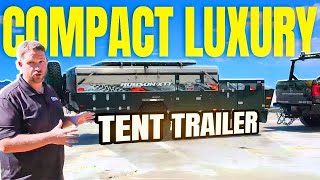 FIRST LOOK Compact Luxury Tent Trailer  MDC Robson XTT Dual Fold [upl. by Cesaria225]