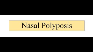 Nasal Polyps Nasal Polyposis [upl. by Granlund642]