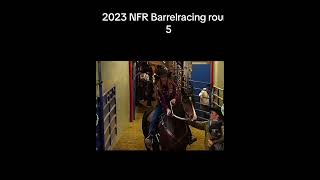 NFR 2023 Barrel racing round 5 [upl. by Uah]