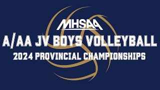 MHSAA JV Boys AAA Provincials  G3  Margaret Barbour Spartans vs Rosenort Redhawks [upl. by Ahsital862]