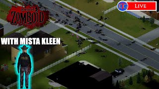 Mista Kleens Mission for Ammunition  Project Zomboid LIVE [upl. by Akineg]