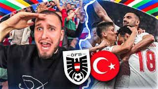 TÜRKEI macht das UNMÖGLICHE MÖGLICH 😱 Österreich Vs Türkei Stadionvlog 🇦🇹🇹🇷 [upl. by Cynthla741]