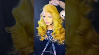 Custom made wig and color🤗😍😍 customcolour wiginfluencer wigreview [upl. by Head]