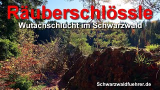 Räuberschlössle in der Wutachschlucht [upl. by Salli693]