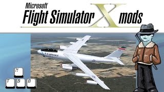 Flight Simulator X Plane Spotlight  Boeing B47 Stratojet [upl. by Ahsatam458]