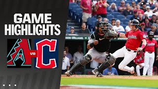 Dbacks vs Guardians Game Highlights 8524  MLB Highlights [upl. by Hawthorn875]