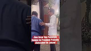 President prabowo silaturahmi dg Bp Jokowi Jiwa besar terbaik Indonesia Prabowo jumpai jokowi [upl. by Ahsennod]