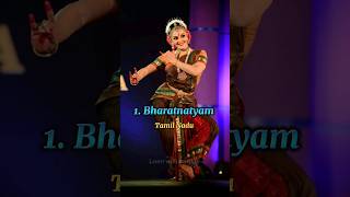 Top 10 Classic Dances of India shorts dance culture [upl. by Filomena]