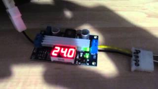 12v24v Stepup module running off PC power supply [upl. by Dorita]