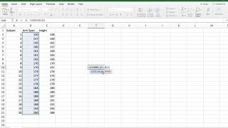 Calculating Correlation Coefficient Excel [upl. by Amero776]