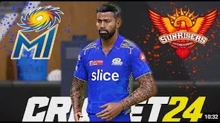 LIVE MI VS SRH 2ND MATCH GENESISGAMER05 cricket24 cricket [upl. by Alben]