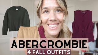 QUICK ABERCROMBIE HAUL NEW SWEATERS VEST TOP  SKORTS FOR FALL [upl. by Orthman]