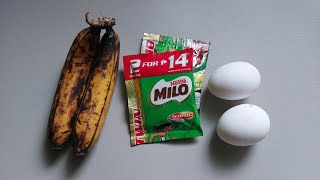 Milo Banana Cake  Recipe  391 [upl. by Seaman886]