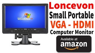 Loncevon 7 inch Small Portable Monitor । HDMI । VGA । Computer Monitor [upl. by Liuqa]