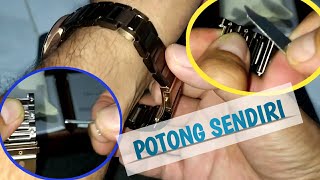 TUTORIAL  Memotong Tali Jam Tangan ALEXANDRE CHRISTIE Logam [upl. by Eet]