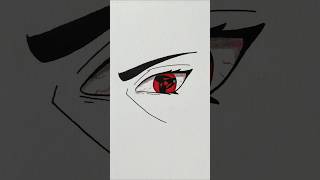 How to draw Sharingan eye for beginners anime drawing sharingan [upl. by Thynne]