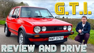 Volkswagen Golf GTI MK1  Review and Drive [upl. by Aicnom155]